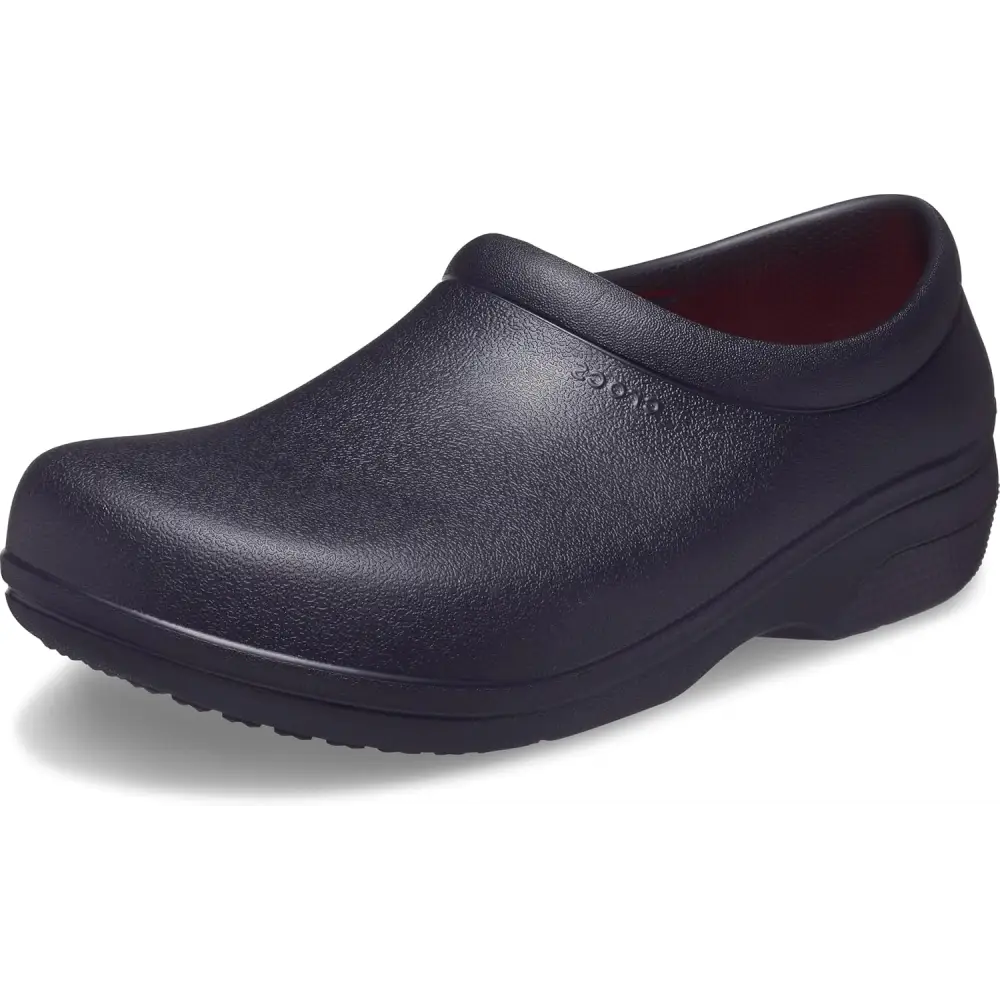 Crocs Unisex Adult Work On The Clock Literide Slip-On Clogs - Black / 8 Women/6 Men