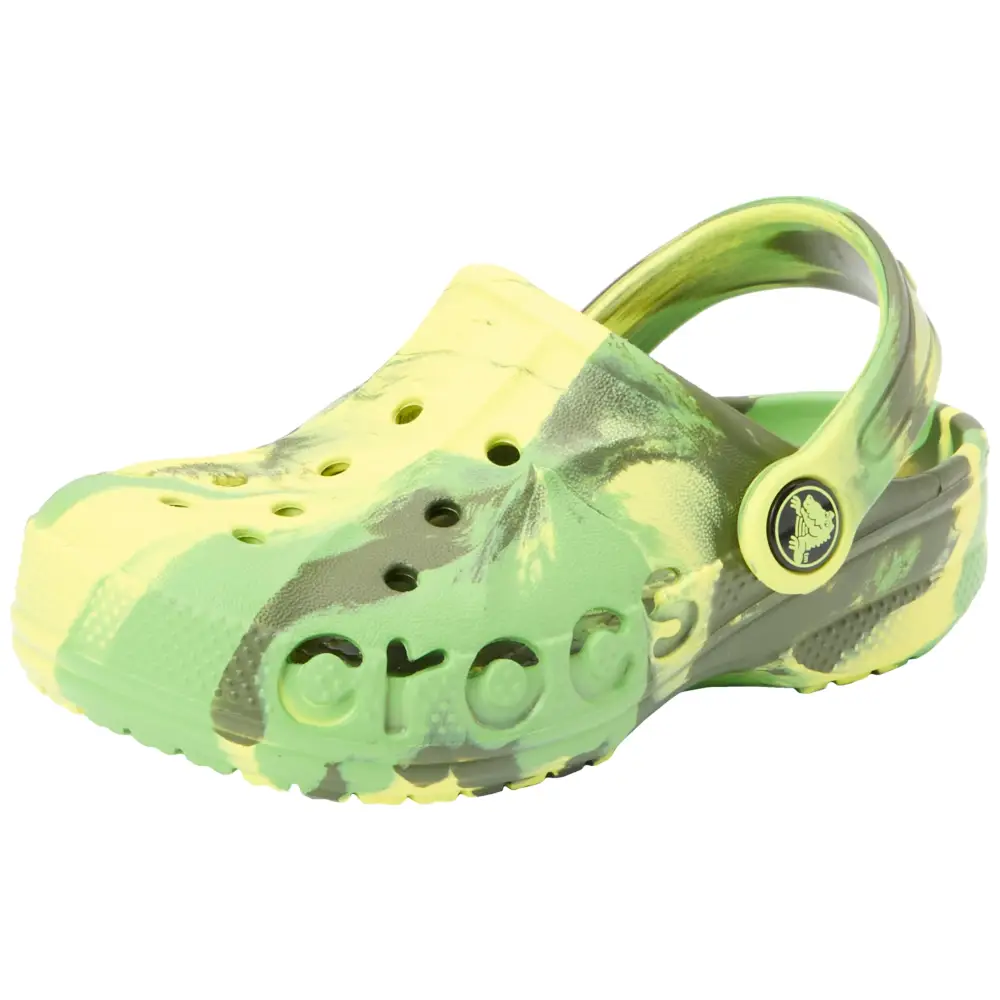 Crocs Unisex-Child Baya Clogs - 10 Little Kid / Citrus