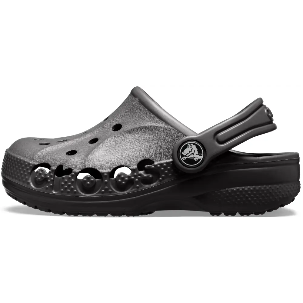 Crocs Unisex-Child Baya Clogs - 10 Toddler / Black/Black
