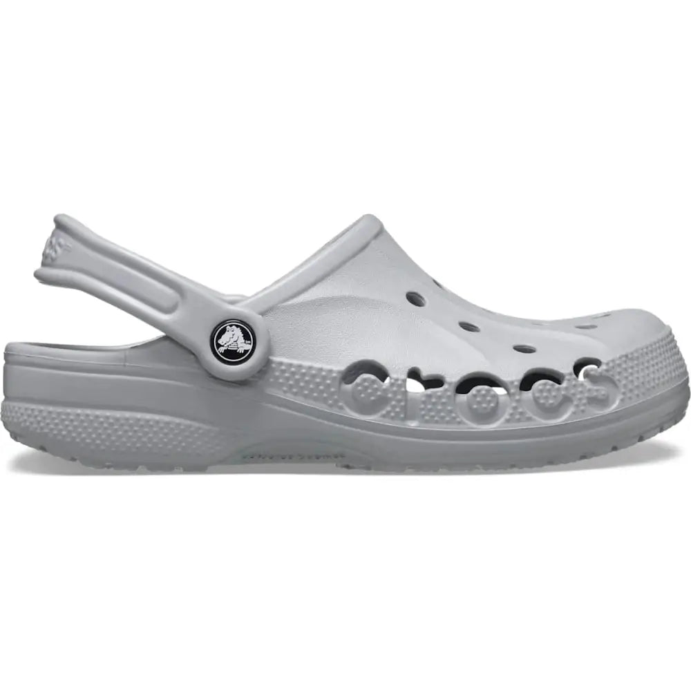 Crocs Unisex-Child Baya Clogs - 10 Women/8 Men / Light Grey