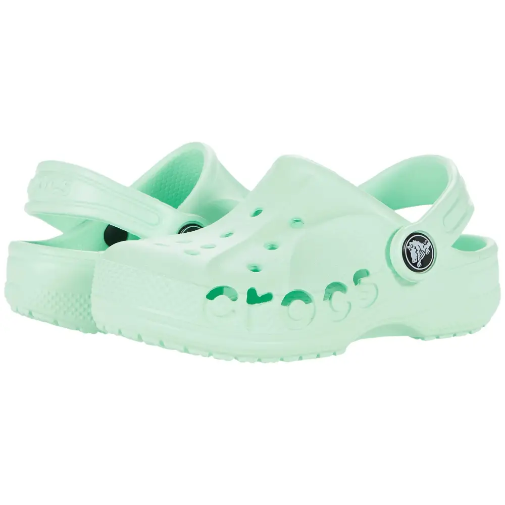Crocs Unisex-Child Baya Clogs - 3 Little Kid / Neo Mint