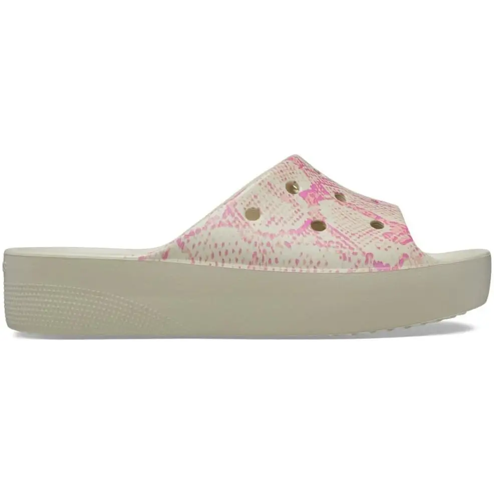 Crocs Women’s Classic Marbled Tie-dye Clogs - Bone Multi / 5