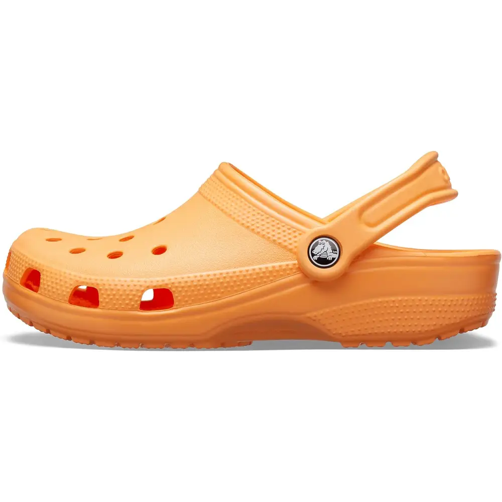 Crocs Women’s Classic Marbled Tie-dye Clogs - Cantaloupe / 10 Women/8 Men