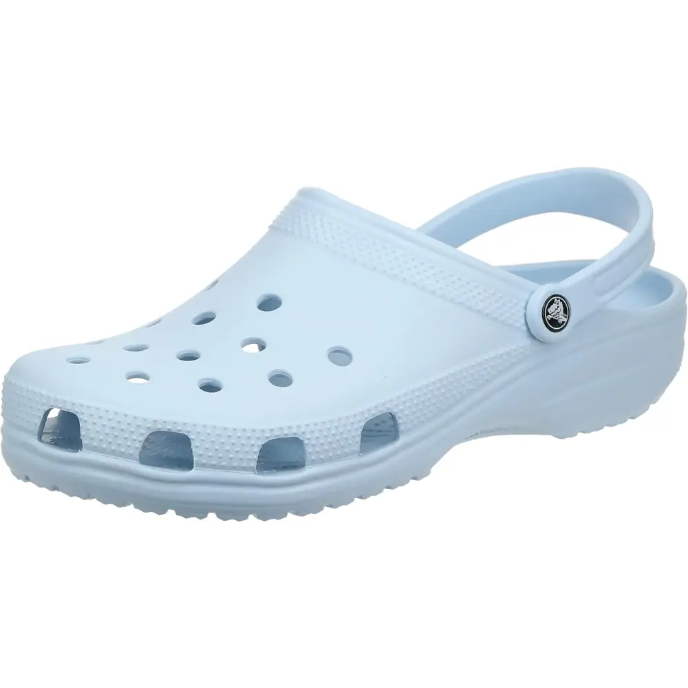 Crocs Women’s Classic Marbled Tie-dye Clogs - Mineral Blue / 9 Women/7 Men