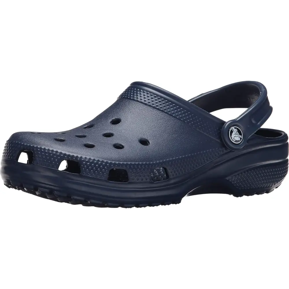 Crocs Women’s Classic Marbled Tie-dye Clogs - Navy / 6 Women/4 Men