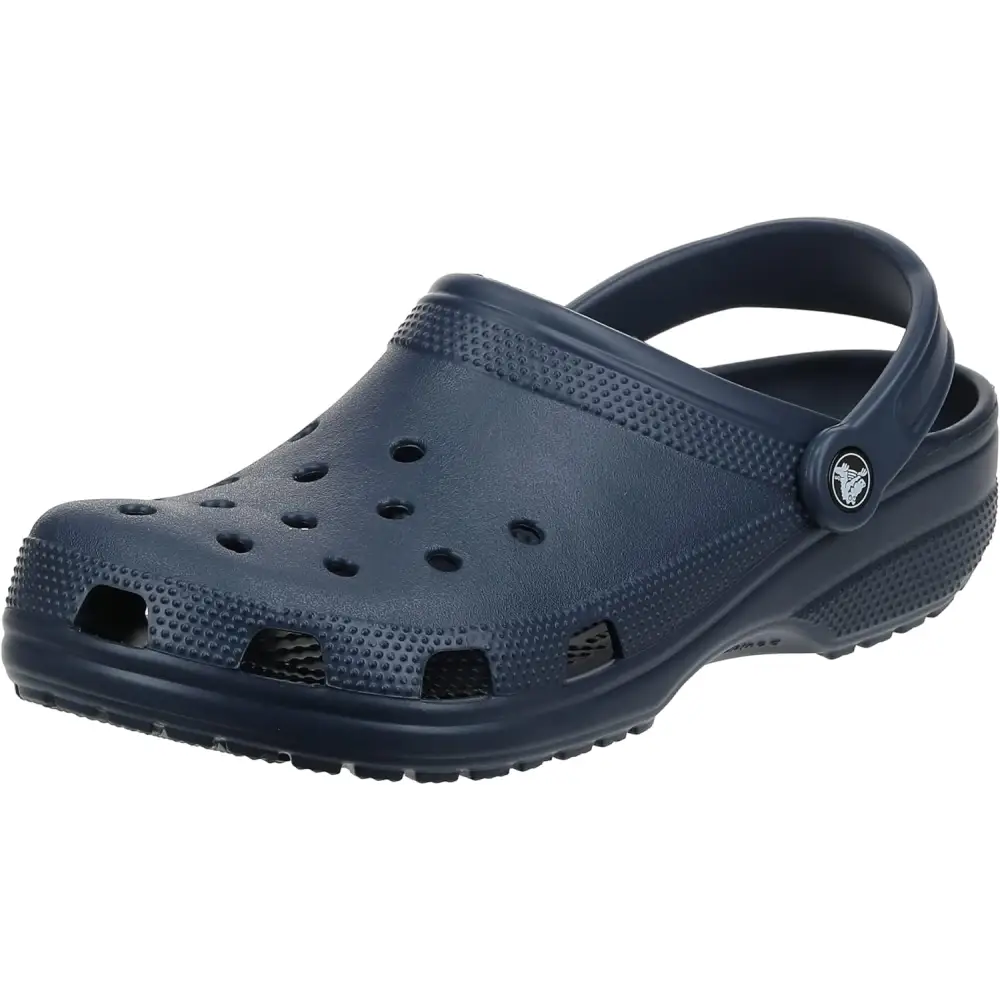 Crocs Women’s Classic Marbled Tie-dye Clogs - Navy Blue / 1.5 UK