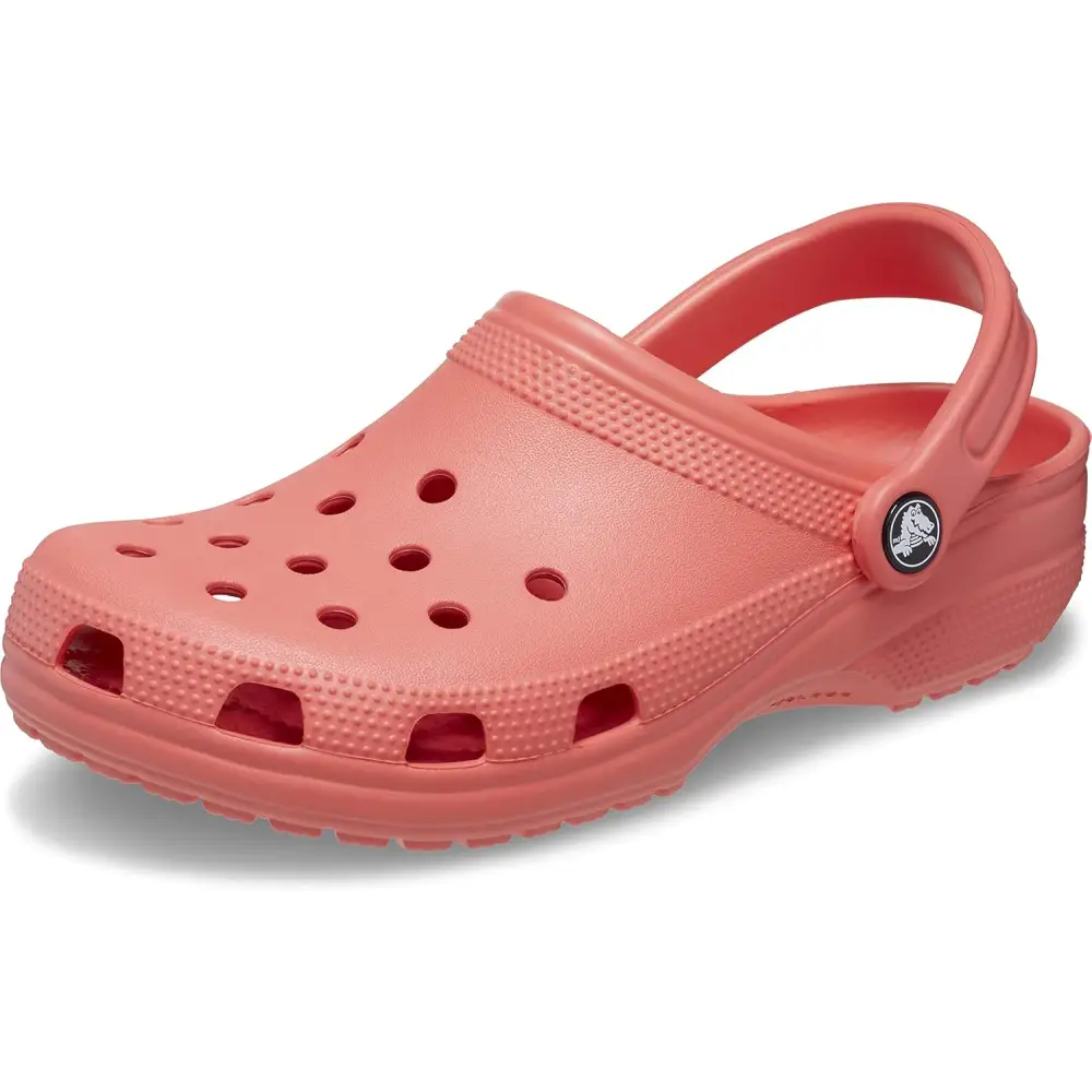 Crocs Women’s Classic Marbled Tie-dye Clogs - Neon Watermelon / 11 Women/9 Men