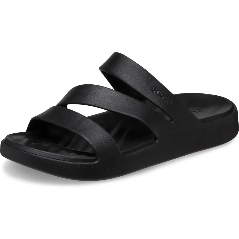 Crocs Women’s Getaway Strappy Sandals - Black / 8