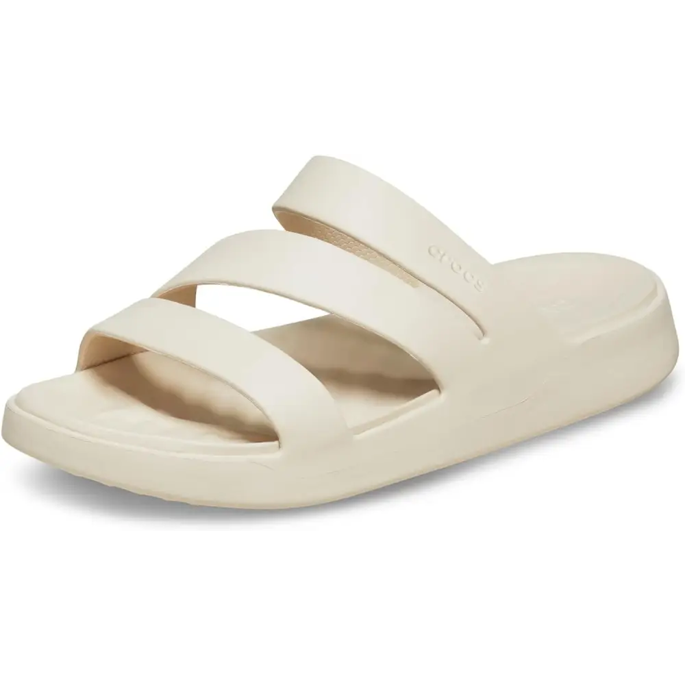 Crocs Women’s Getaway Strappy Sandals - Stucco / 4